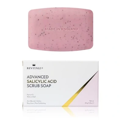 Imagen de Jabón exfoliante con ácido salicílico poro exfoliante, lucha contra el acné, piel suavizante, antimanchas, elimina las verrugas