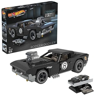 Imagen de Mega Construx Hot Wheels Coleccionistas Rodger Dodger Coche de Juguete Bloques construcción, 900 Piezas, para niños +10 años (Mattel HDJ98)