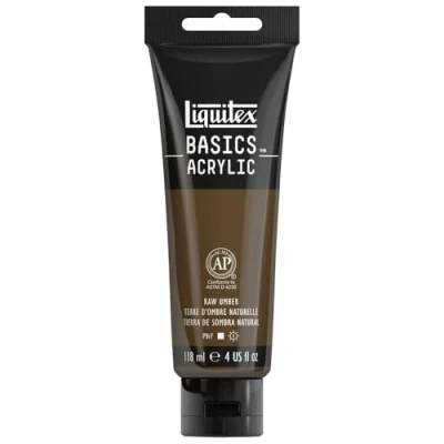 Imagen de Liquitex Basic Acrylic Tubo De Pintura Acrílica, 118 ML, Marrón (Tierra Sombra Natural Nuevo)