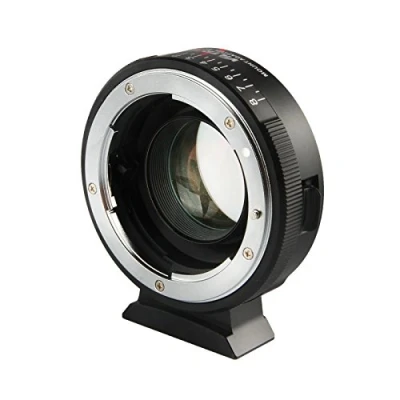 Imagen de VILTROX NF M43X 0.71x Réducteur focale Speed Booster Adaptador Objetivo para Nikon F Mount Lentes a Micro Four Thirds M43 Cámara Enfoque Infinito Manual