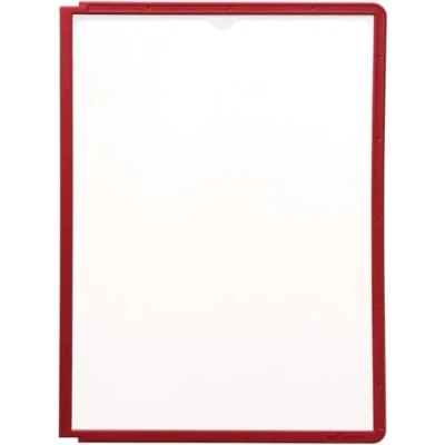 Imagen de Durable 560603 Panel de visualización Sherpa A4, PP, rojo, paquete 5