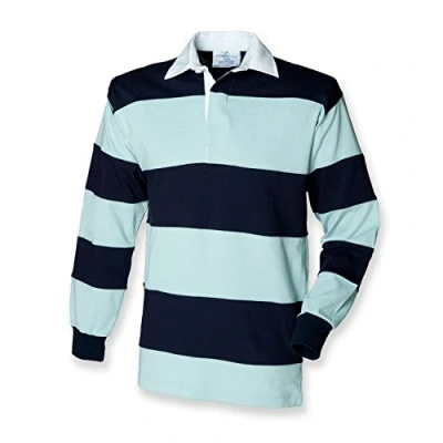Imagen de Front Row Polo para hombre Duck Egg/Navy M