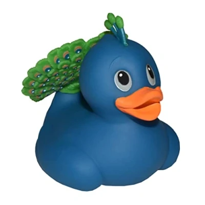 Imagen de Wild Republic Rubber Duck Pavo Real, Color (23220)