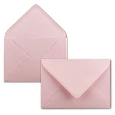 Imagen de Sobres de colores DIN C6, 162 x 114 mm, con banda adhesiva FarbenFroh, color 15 Rosa 25 Umschläge