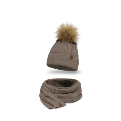 Imagen de Vivisence SET Bufanda, Mujer, Talla: One Size, Beige