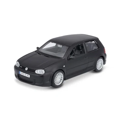 Imagen de Maisto VW Golf R32: Modelo de Coche a Escala 1:24, Puertas móviles, 20 cm, Negro Mate (531290M)