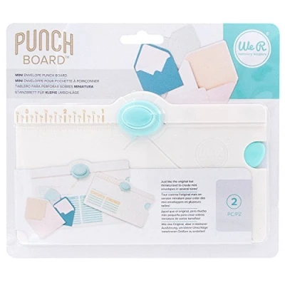 Imagen de AMERICAN CRAFTS 660541 Mini Envelope Punch Board, Papel, Multi Colour