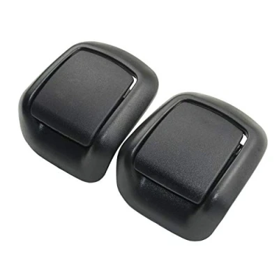 Imagen de AKWH 1417520 Conjuntos de manijas inclinación asiento delantero plástico negro izquierdo y derecho # 1417521 Compatible con Fie sta Mk6 VI 2002 2008