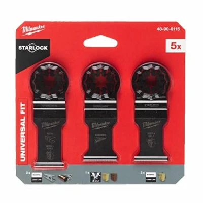 Imagen de Milwaukee 48906115 MULTITOOL Juego de accesorios para cuchillas madera y metal X5 TLG