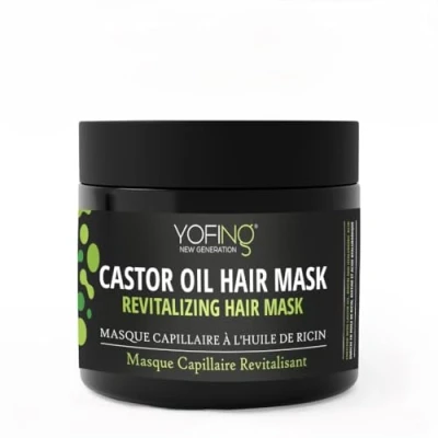 Imagen de Mascarilla Capilar Revitalizante con Aceite de Ricino 350 ml/11.8 Oz. Para Fortalecer Aumentar el Crecimiento del Cabello e Hidratarlo