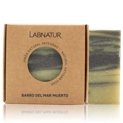 Imagen de Labnatur Jabón Natural Barro Mar Muerto Premium. 100gr. Elaborado artesanalmente en frío y con ingredientes naturales.