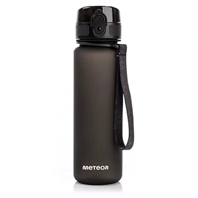 Imagen de meteor Botella Agua sin BPA Tritan Plastico Water Bottle Reutilizable para Niños Juventud y Adultos Deportes Oficina Escuela Gimnasio Ciclismo Correr Picnic