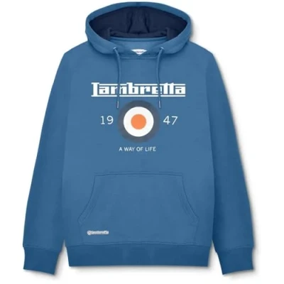 Imagen de Lambretta Sudadera con capucha para hombre, azul oscuro, L