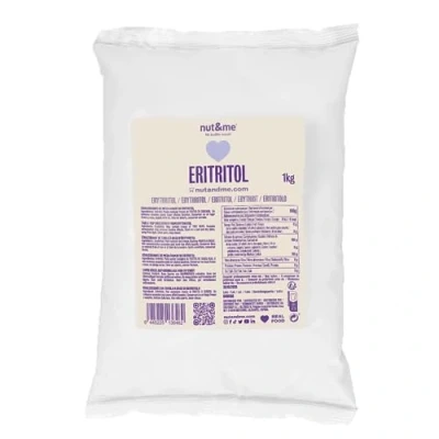 Imagen de Eritritol 1 kg nut&amp;me Edulcorante natural Cero calorías 100% Sin conservantes ni aditivos gluten