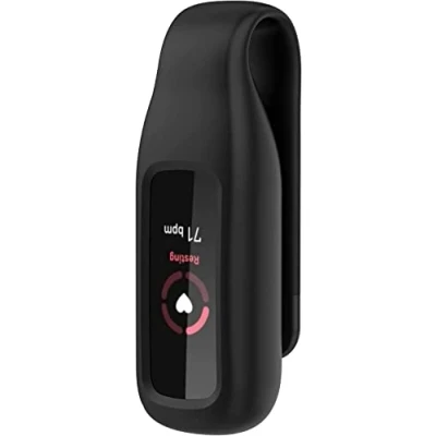 Imagen de NEO+, Soporte de clip silicona negra compatible con el rastreador actividad Fitbit Luxe