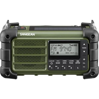 Imagen de Sangean MMR 99 Radio Recargable de Emergencia, Am/FM RBDS Bluetooth (Aux) Multi Powered