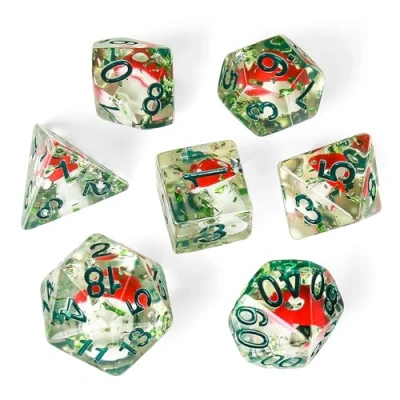 Imagen de Juego de Dados DND Hongos OriCraft con en el Interior Mazmorras y Dragones rol poliédrico para Juegos D20 7 Halloween