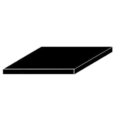 Imagen de evergreen 9513 Placas de poliestireno, Juego, 150 x 300 0,50 mm, 3 Unidades, Color Negro
