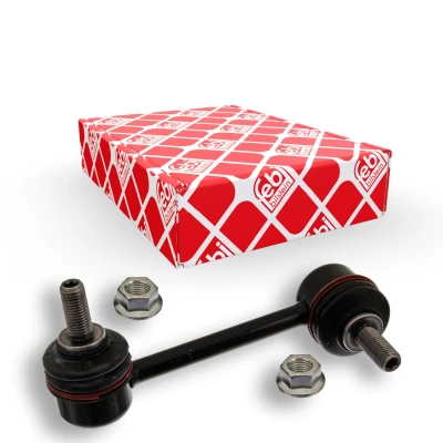 Imagen de FEBI BILSTEIN 42084 Bieleta de suspensión Eje trasero izquierda M10 x 1,25 con tuerca autofijadora Acero HONDA: Accord 7 Limousine