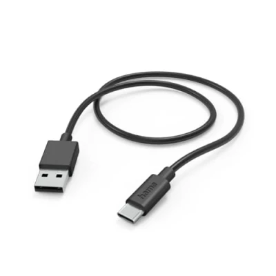Imagen de Cable USB A C Hama 00201594, De C, 1 m, Negro