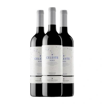 Imagen de Pago del Cielo Celeste Tempranillo Ribera Duero Roble 75 cl Vino tinto (Caja de 3 Botellas cl)