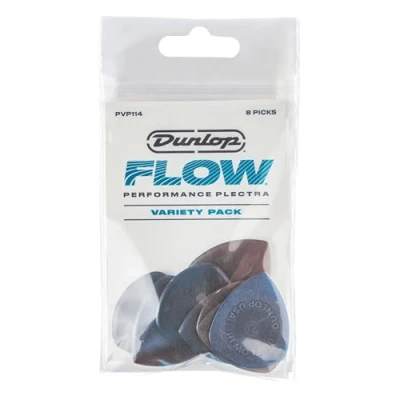 Imagen de JIM DUNLOP Púas Variety Pack Flow Ultex, Saco de 8, Multicolor, calibre: 0,73 0,88 1 1,5 2 2,5 3mm