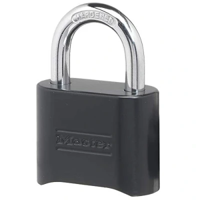 Imagen de Master Lock 178D Set Your Own Candado de combinación, negro, 1 paquete