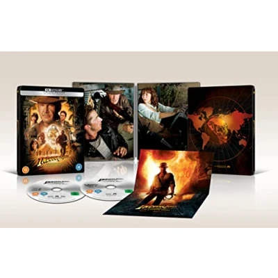 Imagen de Indiana Jones and The Kingdom of Crystal Skull 4K &amp; Blu ray Steelbook [Region A B C]
