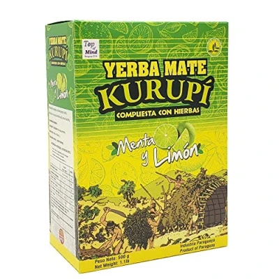Imagen de Kurupi Yerba Mate Menta y limón 500g