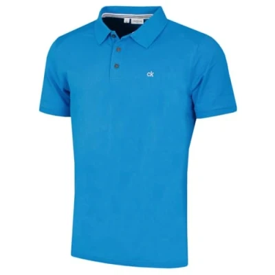 Imagen de Calvin Klein Polo de Golf con Cuello Acanalado Campus Azul XXXXXL