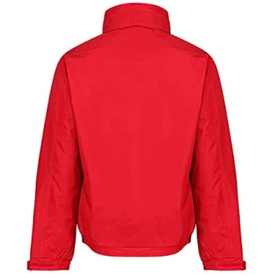 Imagen de Regatta Dover Waterproof Concealed Hooded Fleece Lined Bomber Jacket Jackets Insulated, Hombre, Classic Red/Navy, M
