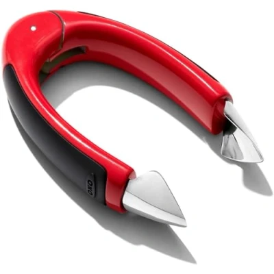 Imagen de OXO Good Grips Pelador, extractor de raíz y descorazonador fresas acero inoxidable
