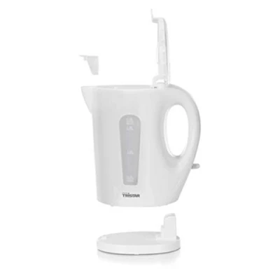 Imagen de Tristar WK 3380 Hervidor de agua eléctrico, capacidad 1.7 litros, libre BPA, filtro antical, protección contra ebullición en seco, apagado automático, base antideslizante, plástico, 2200 W
