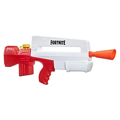 Imagen de Lanzador de Agua Nerf Super Soaker Fortnite Burst AR. Lanzamiento por Bombeo, Juegos Verano para niños, Adolescentes y Adultos