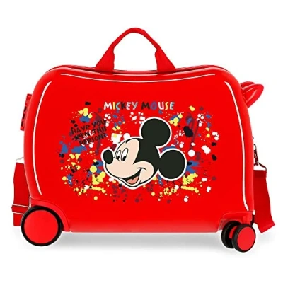 Imagen de Disney Mickey Colour Mayhem Maleta Infantil Rojo 50x38x20 cms Rígida ABS Cierre de combinación lateral 34L 1,8 kgs 4 Equipaje Mano