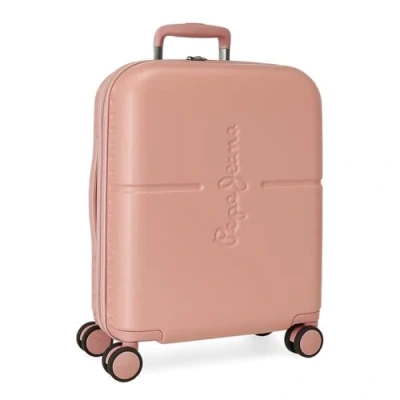 Imagen de Pepe Jeans Highlight Maleta de cabina Rosa 40x55x20 cms Rígida ABS Cierre TSA integrado 37L 3,22 kgs 4 Ruedas dobles Equipaje Mano