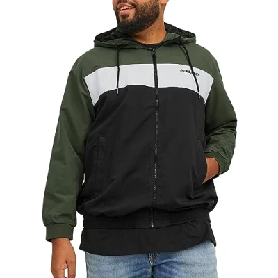 Imagen de Jack &amp; Jones Jjerush HOOD Cortaviento, Hombre, Talla: 2XL, Forest night