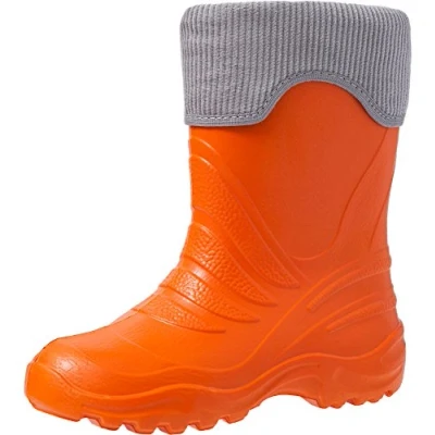 Imagen de Ladeheid Botas de Agua para niños en EVA Invierno Goma Infantiles con Forro removible Impermeables Calzado y niñas LA CA 03 (Naranja (151c), 26/27 EU)