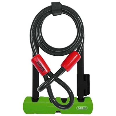 Imagen de Abus 410 SH34 + 10/120 Antirrobo, Unisex, Verde, 18 cm