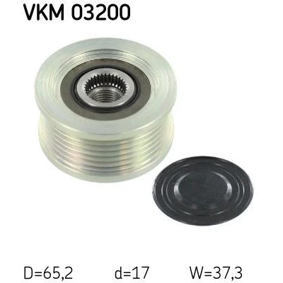 Imagen de SKF VKM 03200 Rueda Libre Alternador 37,3 FIAT: Punto II Hatchback, ALFA ROMEO: 156 Berlina, LANCIA: Kappa Berlina