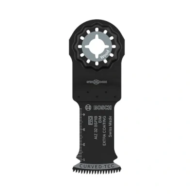 Imagen de Bosch 1x Hoja multiherramienta PRO Multi Material AIZ 32 BSPIB (para Madera dura, Tableros recubiertos de plástico, Anchura mm, Professional Accesorios Multiherramienta)