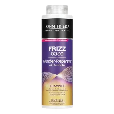 Imagen de John Frieda Champú reparador de milagros Tamaño beneficioso: 500 ml Serie Frizz Ease Tipo cabello: rebelde, dañado, dañado del gabinete