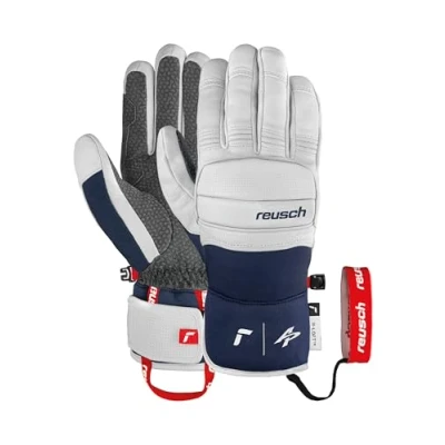 Imagen de Reusch Alexis Pinturault Guantes de Invierno Unisex Extra cálidos, Resistentes al Viento y Transpirables, Dedos, Nieve, esquí para Hombre Mujer, ofrecen una