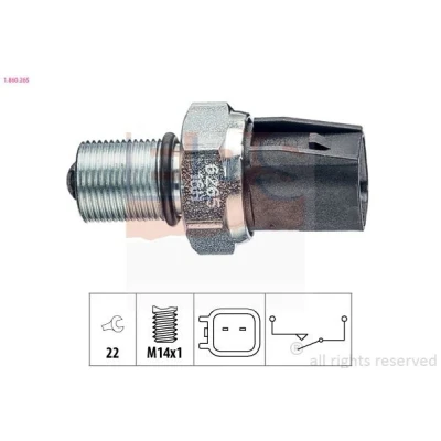 Imagen de FACET 7.6265 Interruptor, piloto de marcha atrás Made in Italy OE Equivalent FORD: Transit Mk5 Furgón, Mk6 Furgón