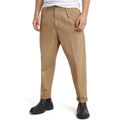 Imagen de G STAR RAW Chino Plisado Relajado Pantalones, Beige (Safari D24543 c962 b444), 32W x 30L para Hombre