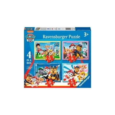 Imagen de Ravensburger Puzzle: Patrulla Canina, Puzzle 3 años o Más, Puzles Niños Años, Rompecabezas Niños, Regalo Niño Puzzle, 4 puzzles infantiles