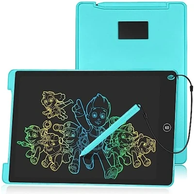 Imagen de Juguetes para niños, regalos niños de 3, 4, 5, 6, 7, 8 años, tablero Boogie LCD 12 pulgadas, juguete autismo escribir, dibujar unicornio, graffiti, juegos educativos, tableta