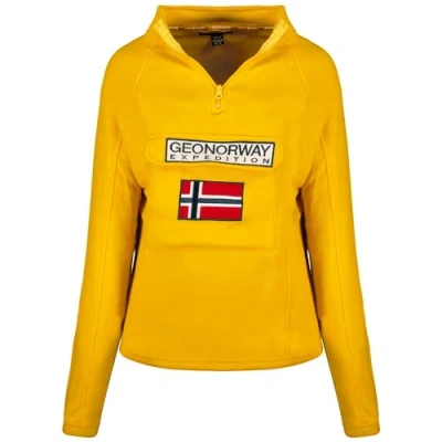 Imagen de Geographical Norway Tymclass Lady Hz Chaqueta Forro Polar Mujer Cremallera Otoño Invierno Primavera Ciente Suéter Mujeres De Manga Larga Piel Suave Aire Libre (MOSTAZA M)
