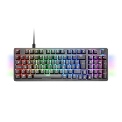Imagen de Mars Gaming MKPRO, Teclado Mecánico Completo, RGB Chroma, Switches Hot Swap Mecánicos, Antighosting, Rueda de Control, Software Avanzado, Multiplataforma, Switch Silent, Español, Negro
