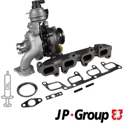 Imagen de JP GROUP 1117404100 Turbocompresor de gases escape incl. kit juntas VOLKSWAGEN: Crafter 30 50 Furgón, 35 Bus